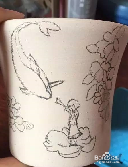 大鱼海棠水粉画教程