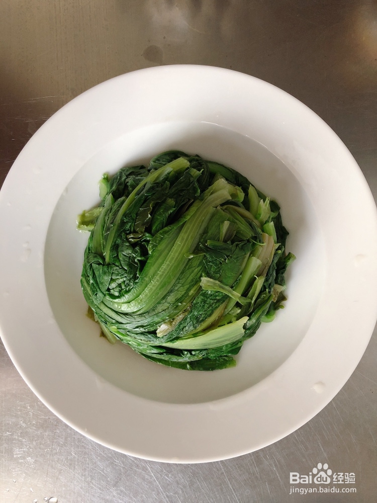 给对象做的麻酱麻汁油麦菜