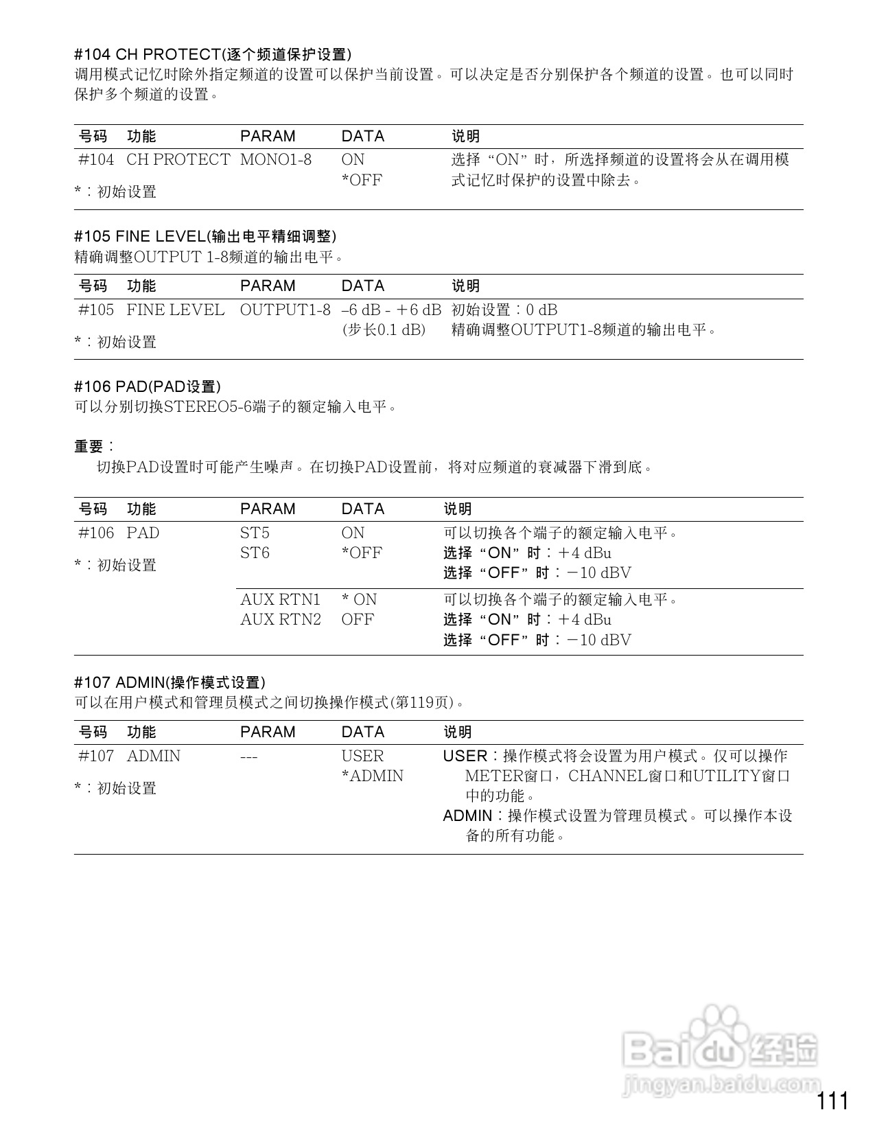 松下WR-D01数字式凋音台使用说明书:[6]