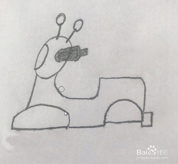 【简笔画】电动车的分步画法