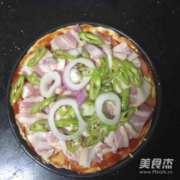 培根香肠披萨