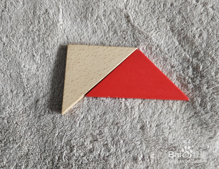 非洲草原上的斑马用七巧板怎么拼?