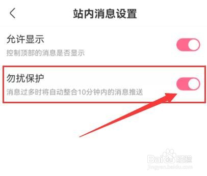 皮皮搞笑如何开启站内勿扰保护设置？