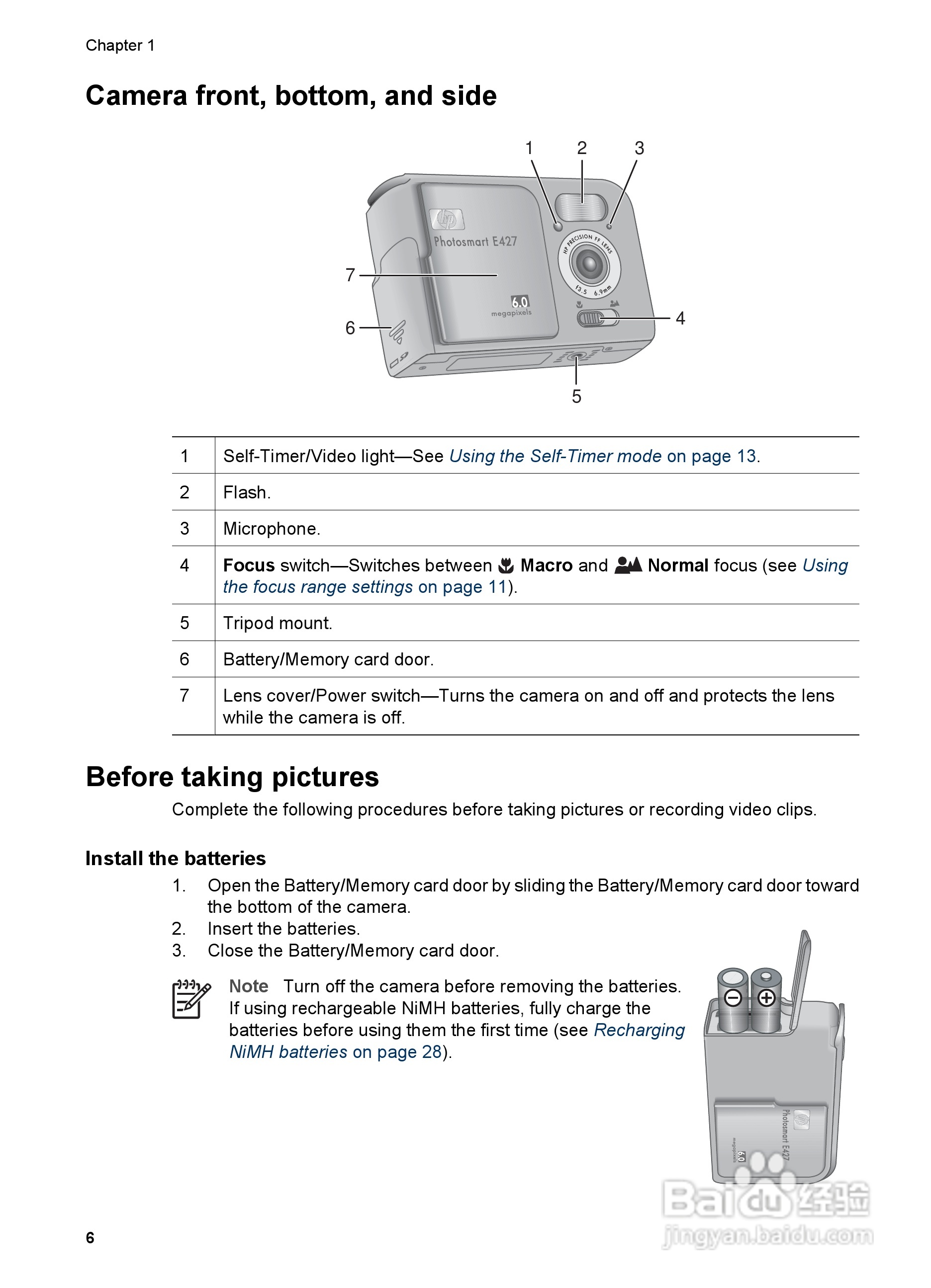 惠普Photosmart E427数码相机使用说明书:[1]