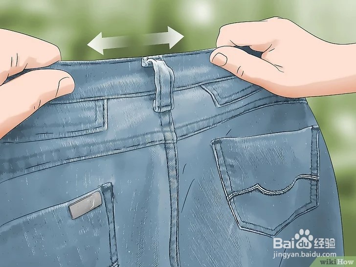 如何加大牛仔裤腰