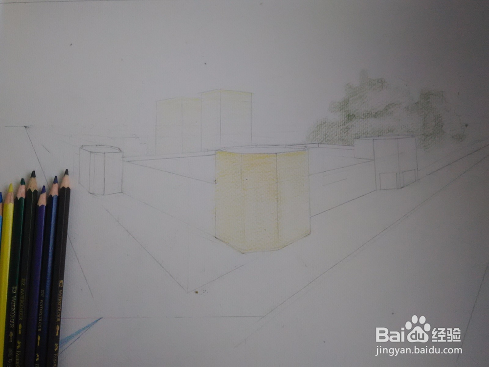 如何使用水溶性彩铅绘画