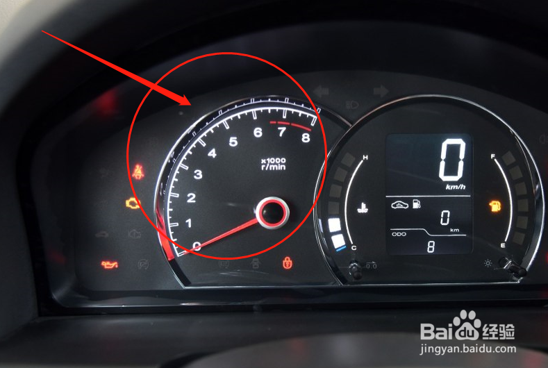 荣威汽车350仪表盘的数据怎么看