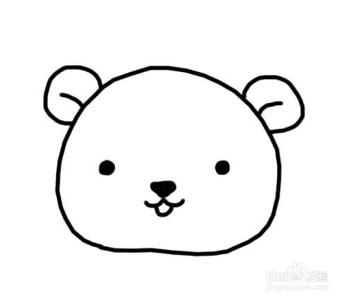 玩具小熊的简笔画怎么画