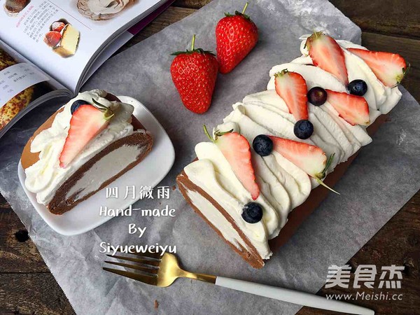 日式巧克力棉花蛋糕卷