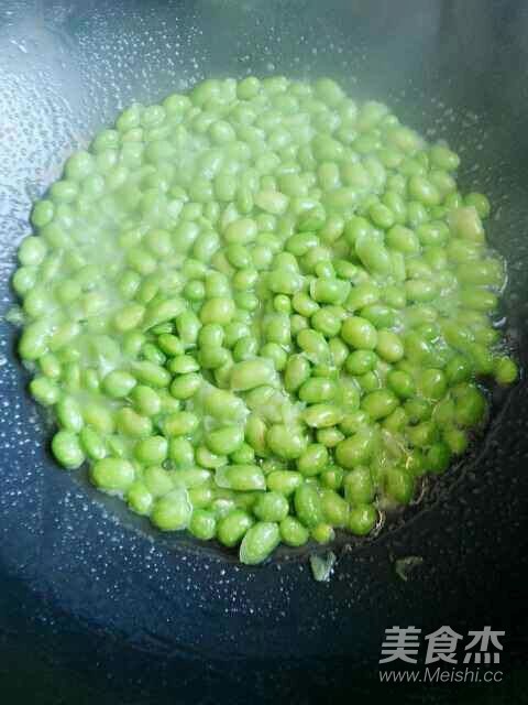 青椒毛豆的做法