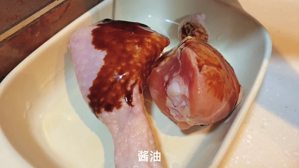 微波炉烤琵琶鸡腿