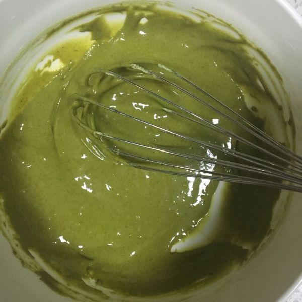 抹茶拉花杯子戚风