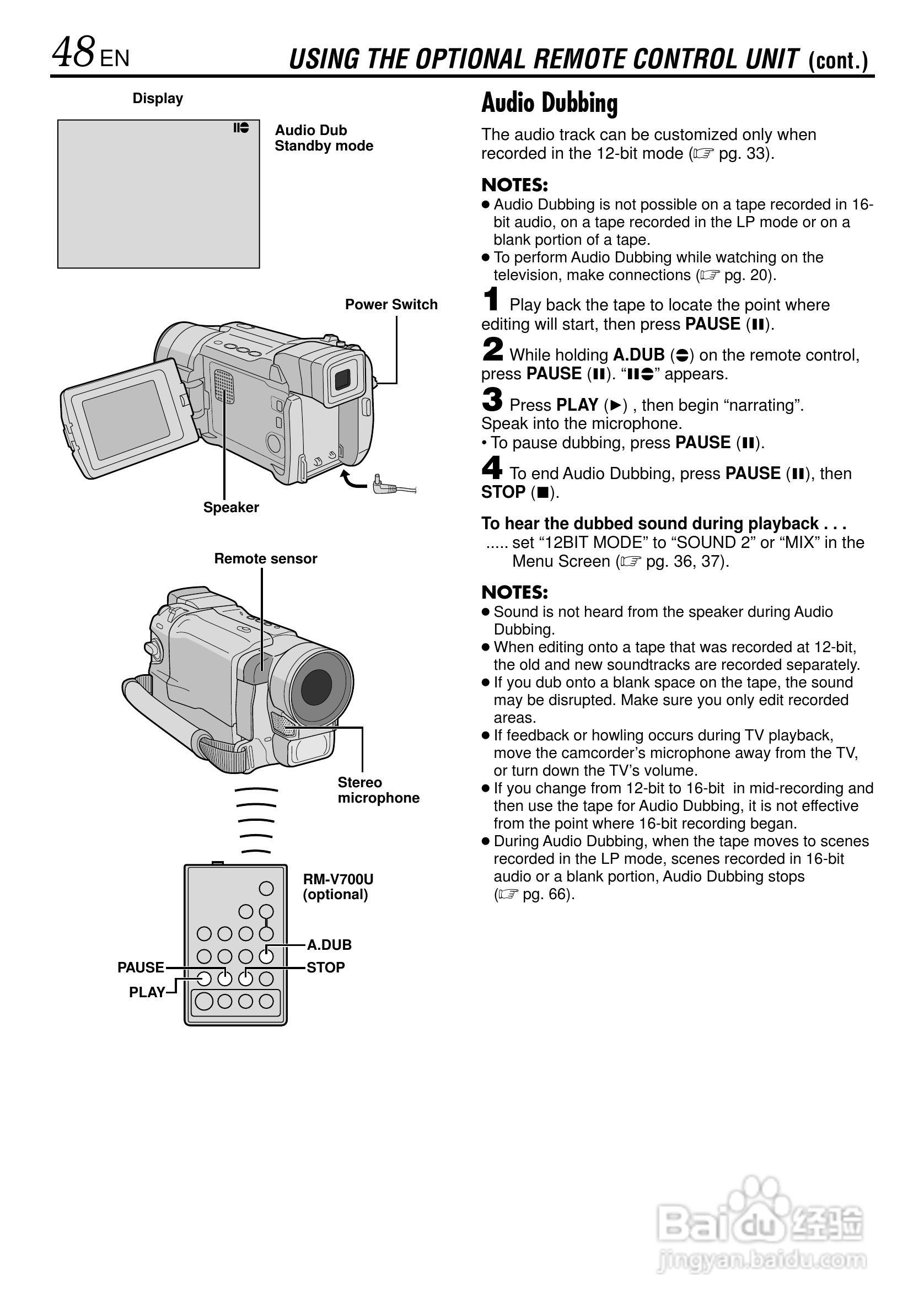 JVC GR-DVL155充电器说明书:[5]