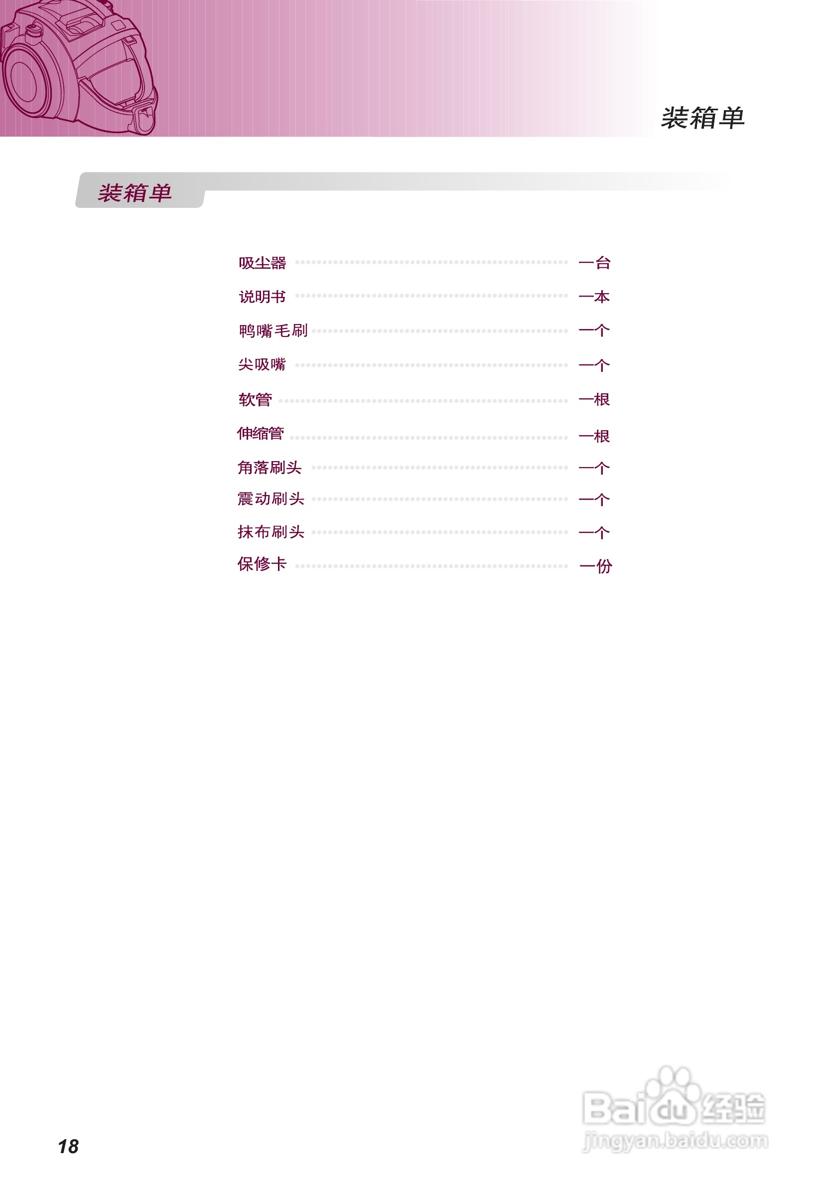 LG VK7920GHAYM吸尘器机使用说明书:[2]