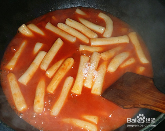 秘制韩式炒辣年糕的做法