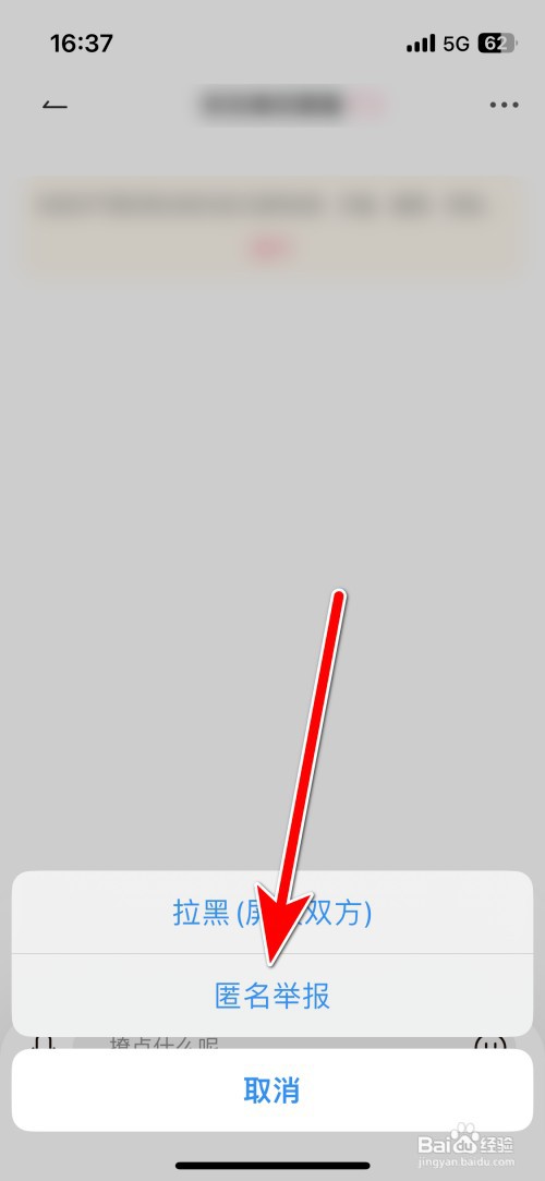 初见桃花如何匿名举报违规的聊天对象