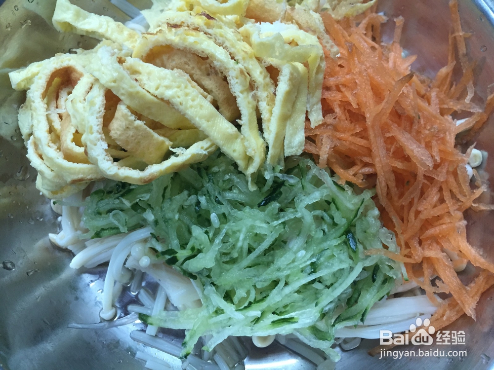 简单凉拌金针菇