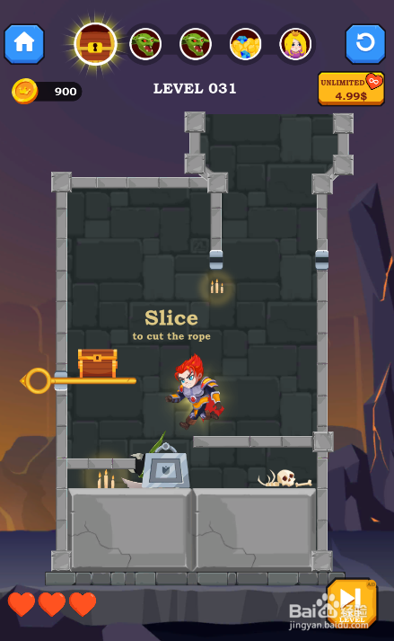 Hero Rescue Online的LEVEL 031怎样通过？