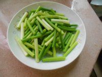 不错的蒜苔炒肉丝做法分享