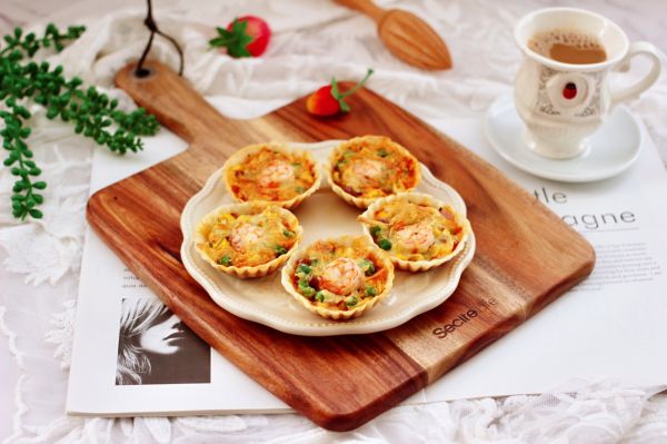 虾仁时蔬迷你披萨