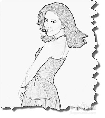 如何利用Picasa快速达到铅笔素描效果？