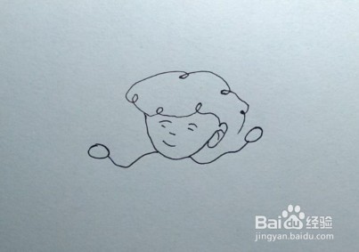 简笔画:一步一步教你怎么画跳广场舞的阿姨
