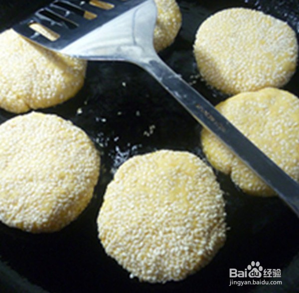 白芝麻柿子饼