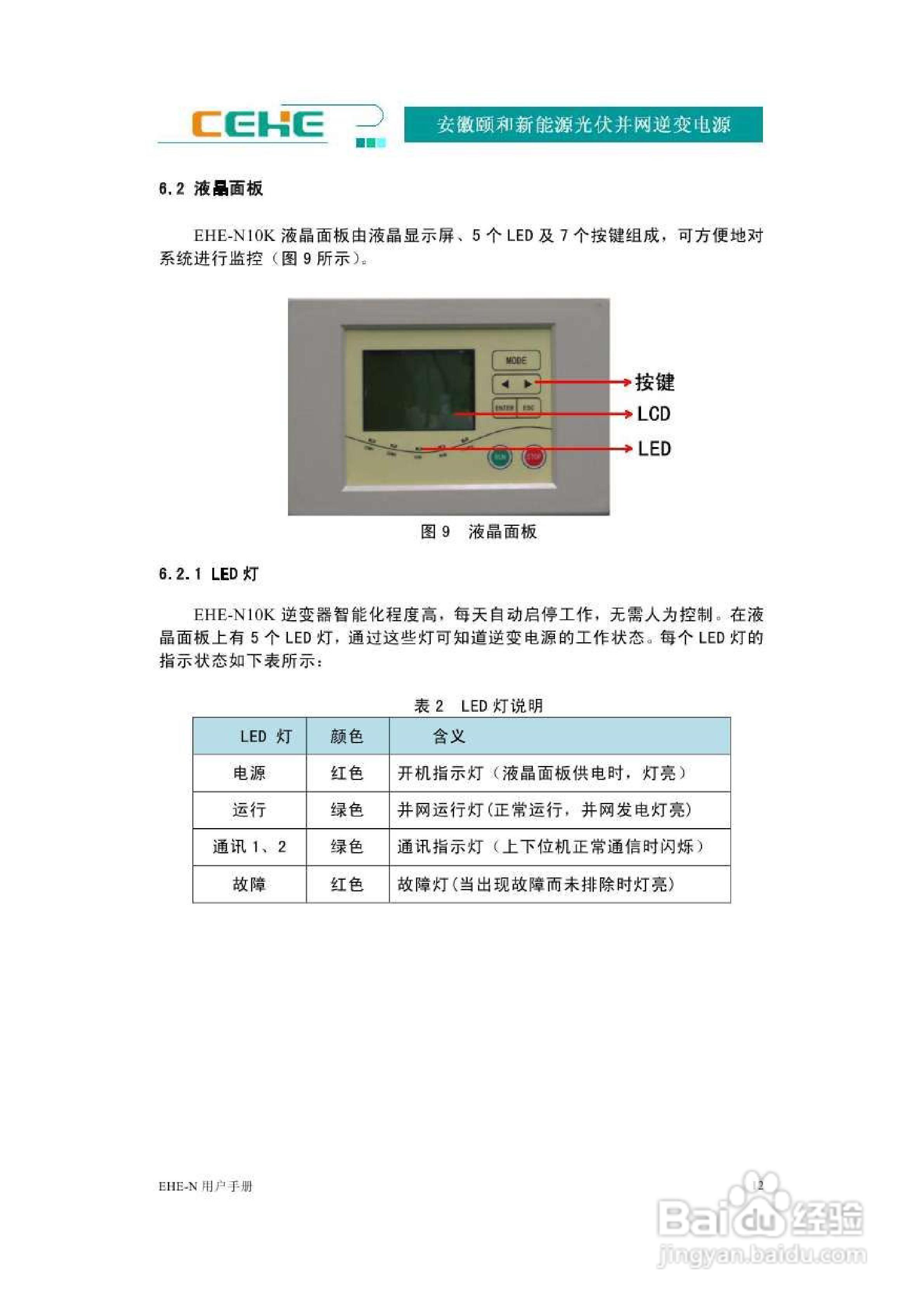 颐和新能源EHE-N10K光伏并网逆变电源用户手册:[2]