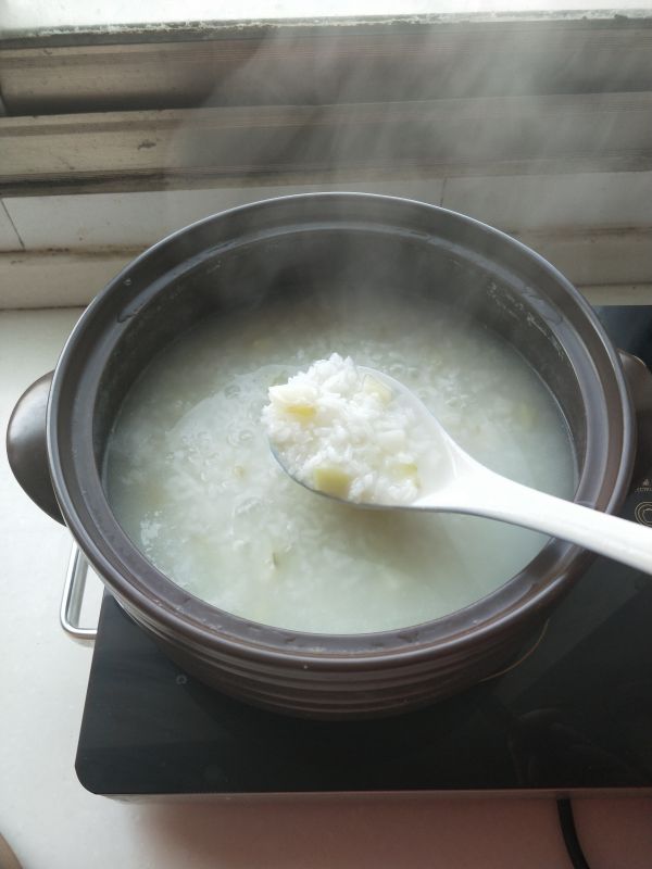 土豆大米粥、南瓜蜂蜜百合