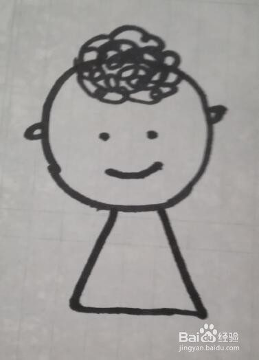 小天使的画法 天使的简笔画