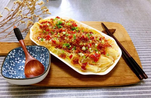 蒜蓉粉丝蒸娃娃菜
