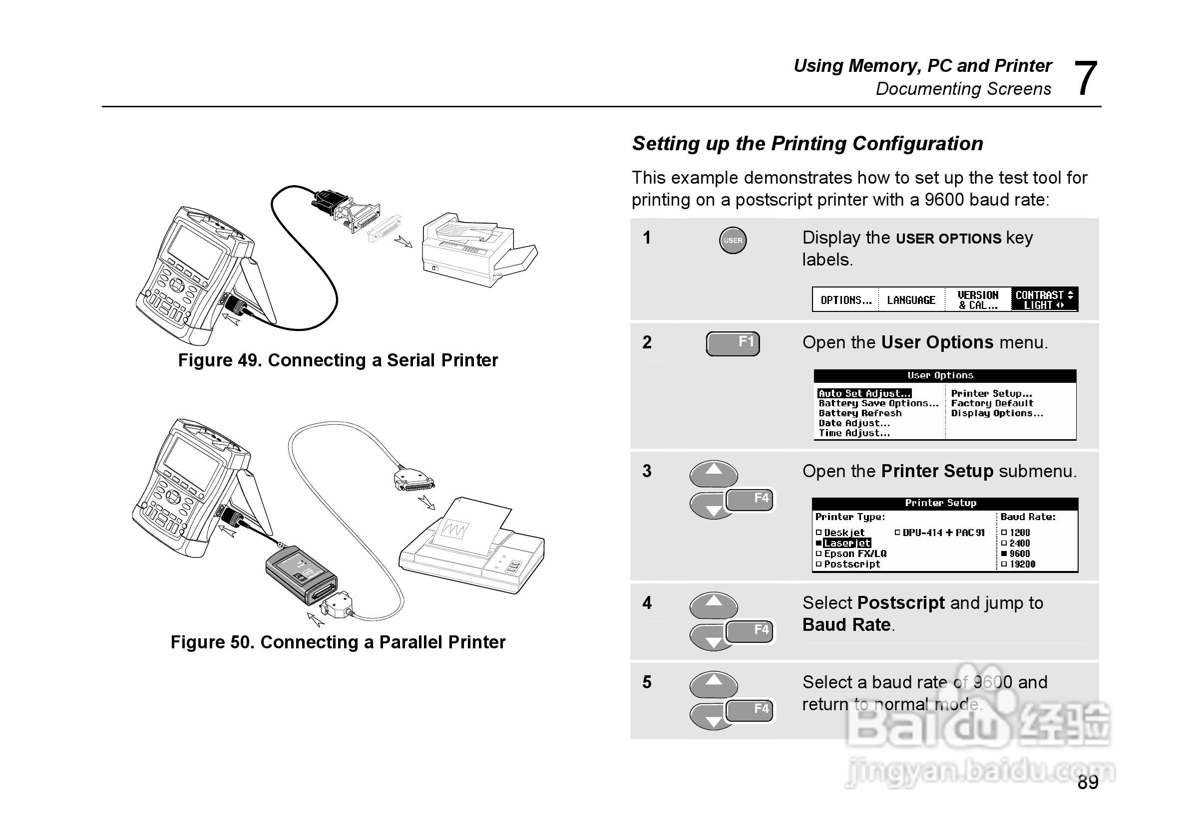 福禄克Fluke 225C彩色示波表使用说明书:[10]