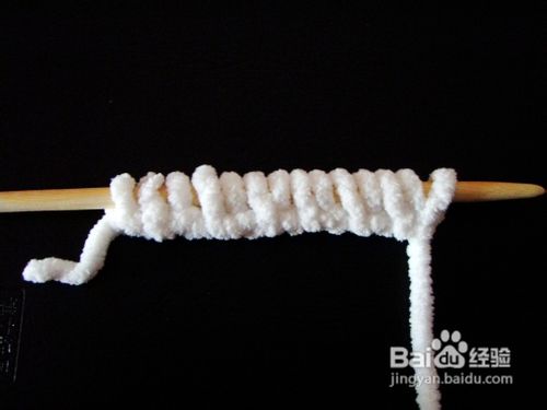 织围巾的针法图解