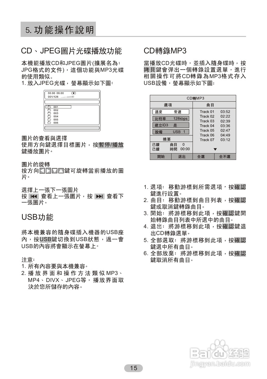 声宝DV-U220B型DVD播放机说明书:[1]