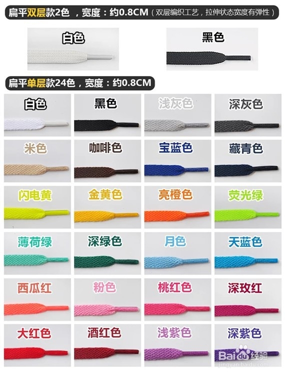如何选购鞋带