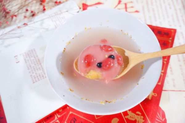 花生流沙猪猪汤圆