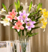 手工假花插花DIY 塑料杯做花朵装饰教程