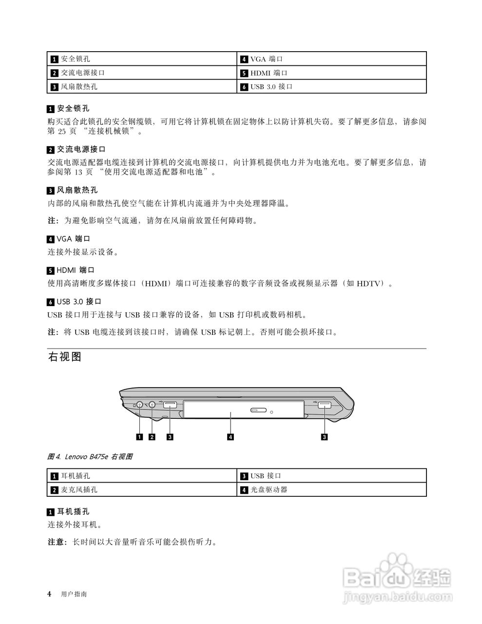 联想 Lenovo B575e笔记本电脑说明书:[2]