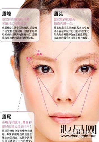 分享素眉化妆技巧