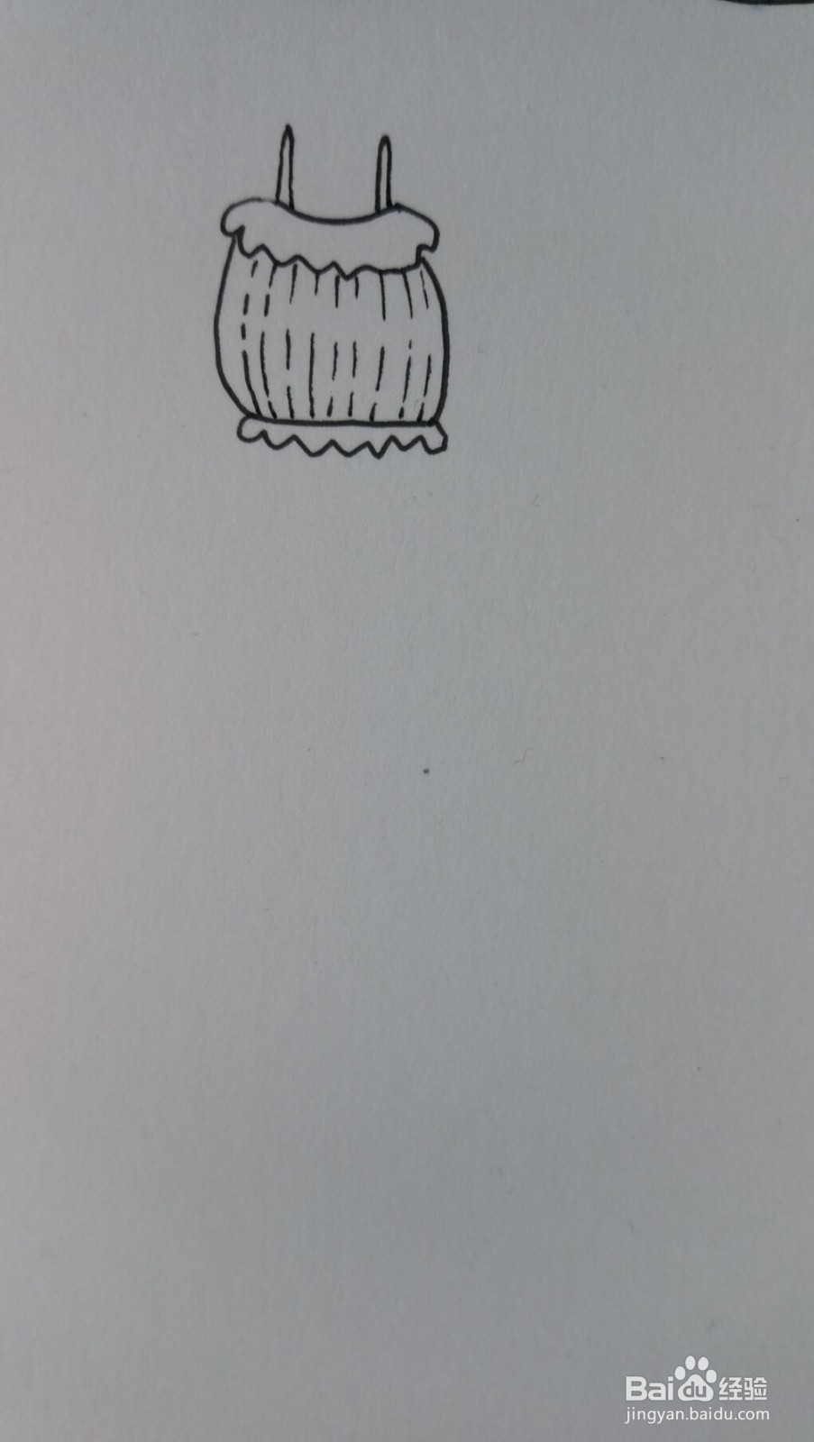 衣服的简笔画之画法二十