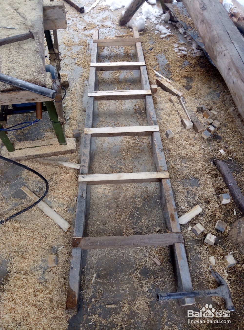 怎样制作简易家用组合梯