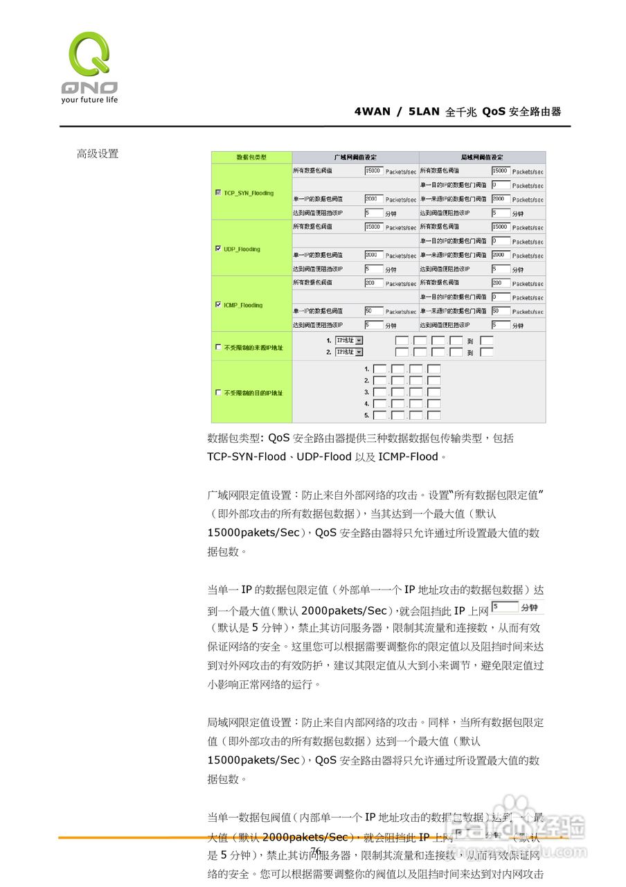 侠诺GQF550路由器使用说明书:[9]