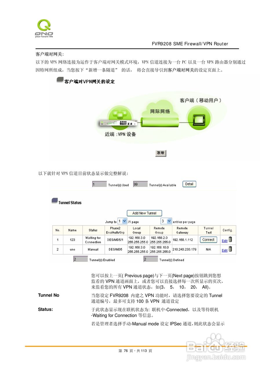 侠诺FVR9208路由器使用说明书:[8]