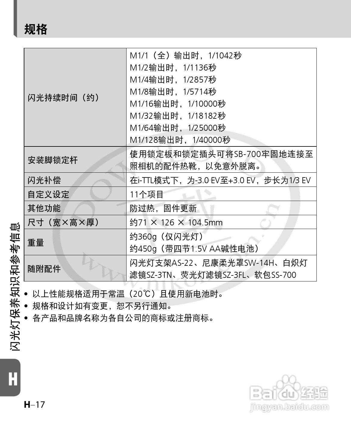 尼康SB-700数码相机使用说明书:[15]