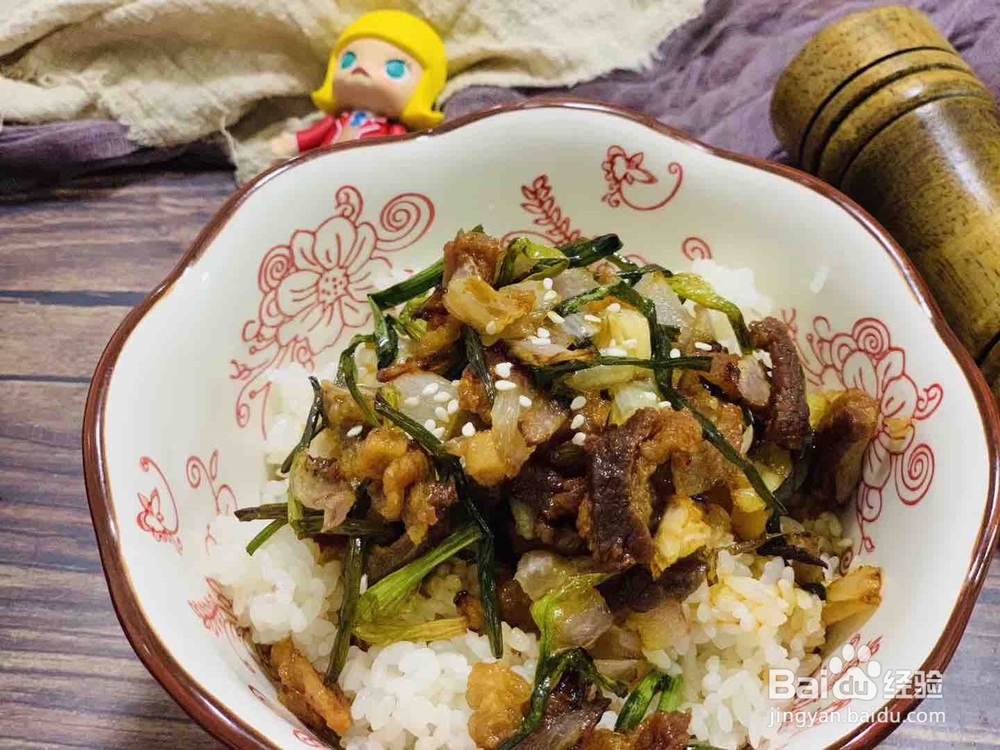 猪油渣拌饭的制作方法