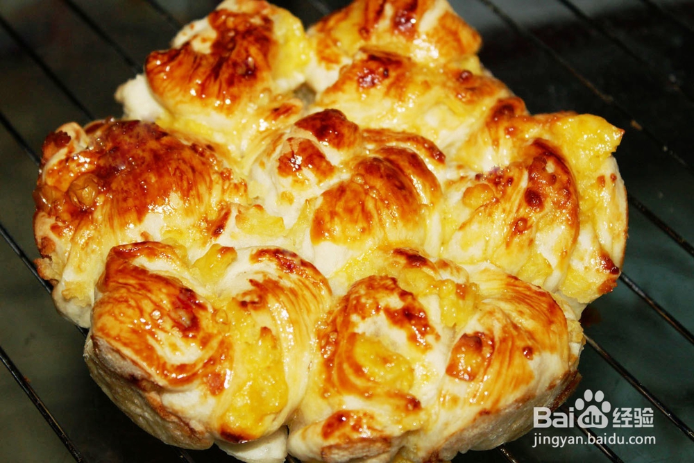 土豆花朵面包的做法