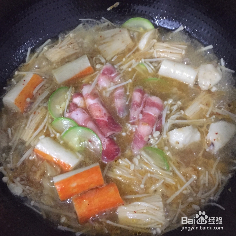 夏季下饭的菜-泡菜肥牛锅