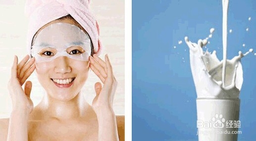 牛奶消眼浮肿方法