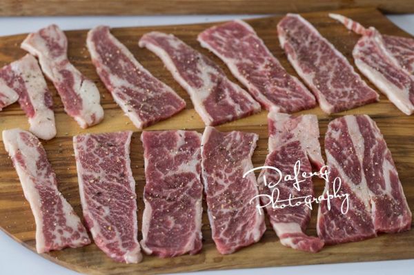 青酱雪花牛肉卷饼