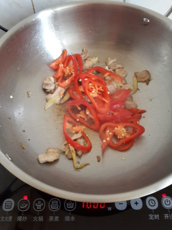 大葱炒肉的做法